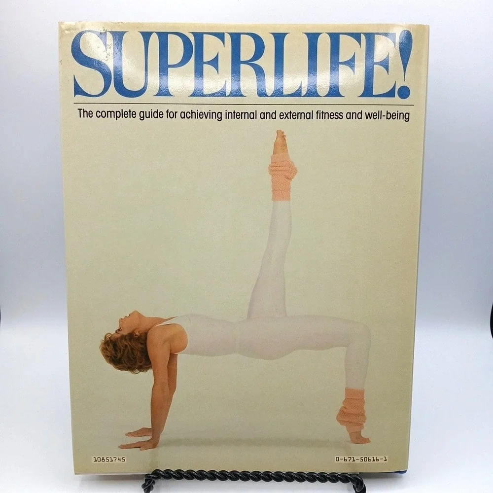 Stefanie Powers Superlife! Stephanie Powers Hardcover 1985 NOS